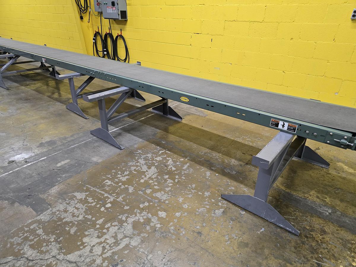 Used Hytrol TA Slider Bed Belt Conveyor 24" x 51' (#458)
