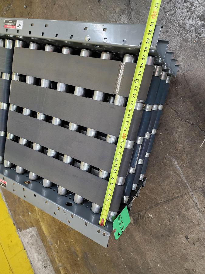 Used Intelligrated MDR Zero Pressure Accumulation Belted Zone Conveyor 28" x 20' (#433)
