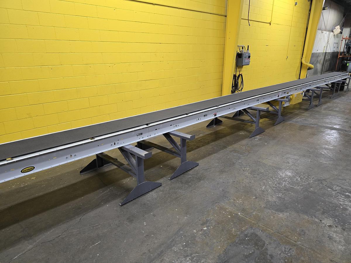 Used Hytrol Slider Bed Belt Conveyor 24" x 55' (#471)