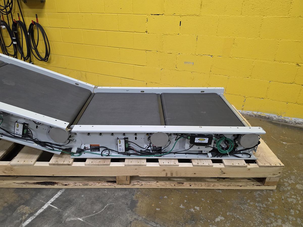 Used Hytrol BZDE24EZ Zero Pressure Roller Decline Conveyor 31.25" x 9'