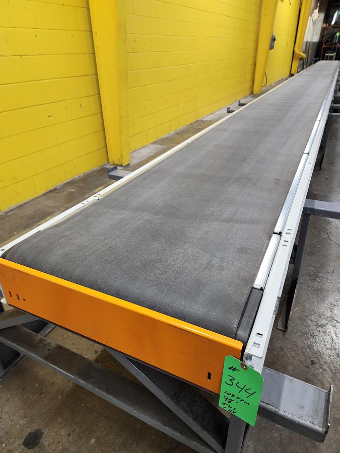 Used Intelligrated Slider Bed Belt Conveyor 24.5" x 24' (#548)