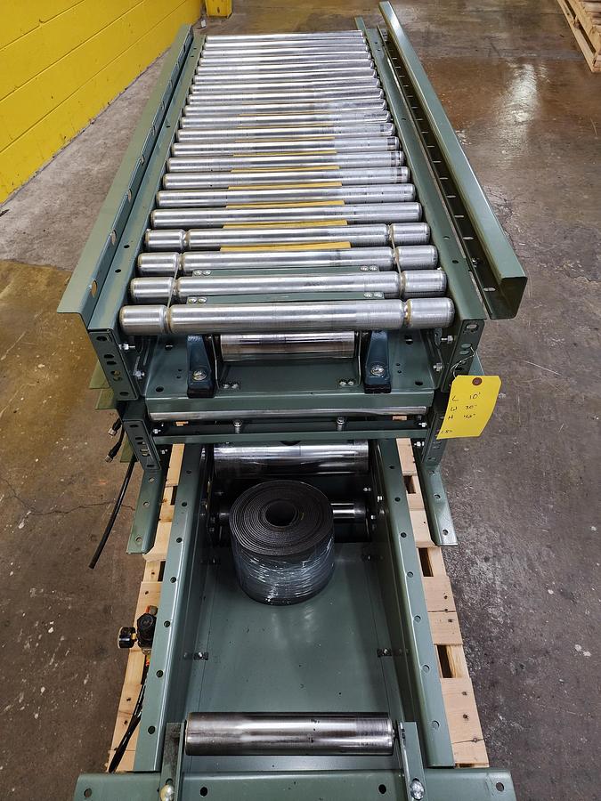 Used Hytrol ABEZ Zero Pressure Accumulation Roller Conveyor 24" x 12'6" (#196)