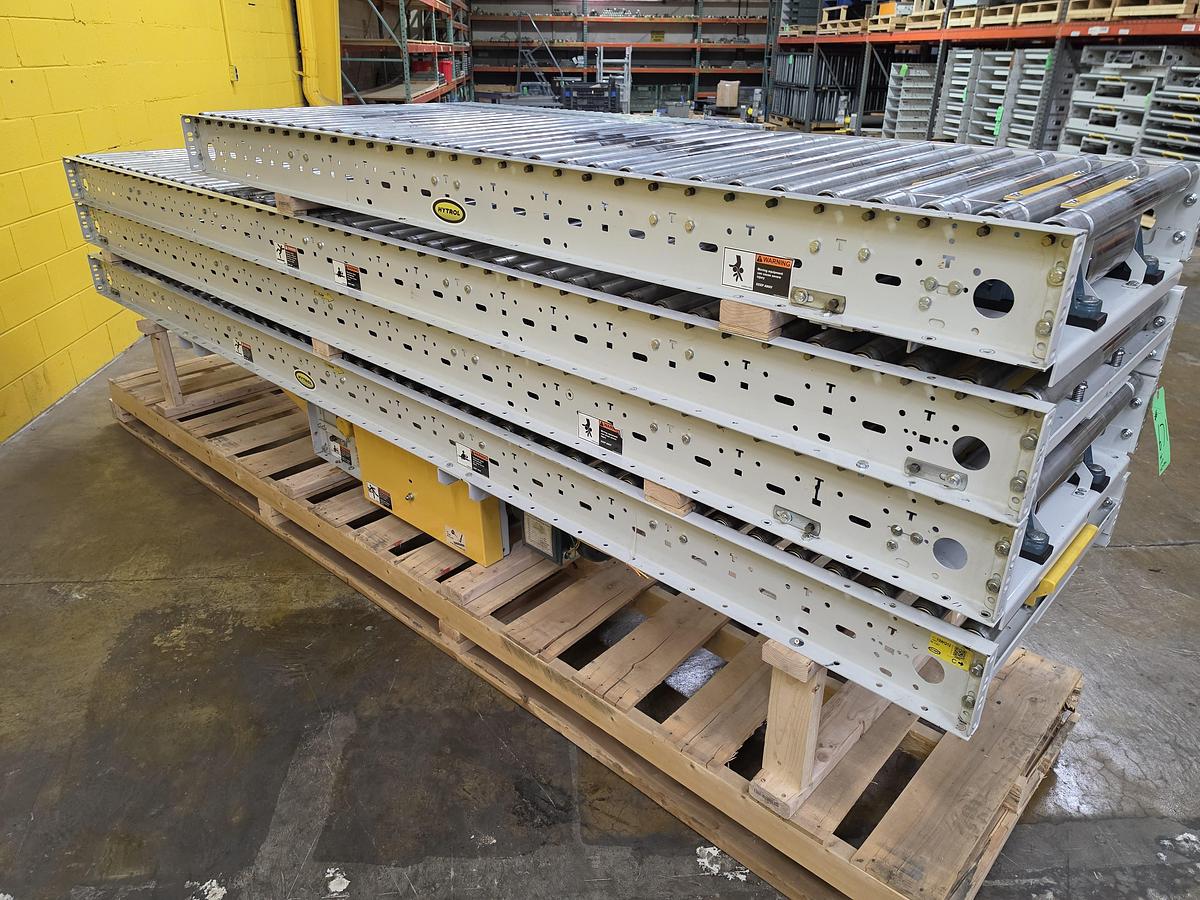 Used Hytrol ABLR Live Roller Conveyor 30" x 44' (#671)