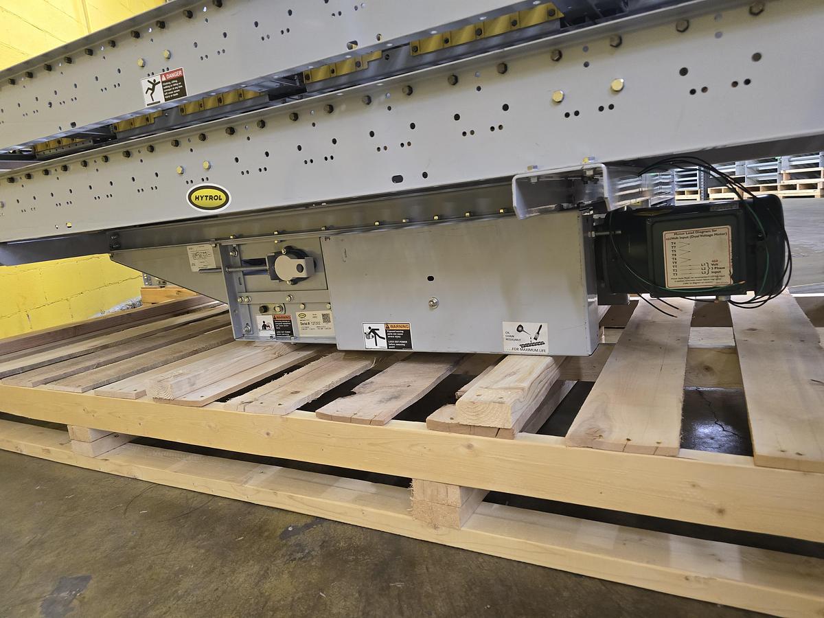 Used Hytrol ABLR Live Roller Conveyor 42" x 89'6" (#589)