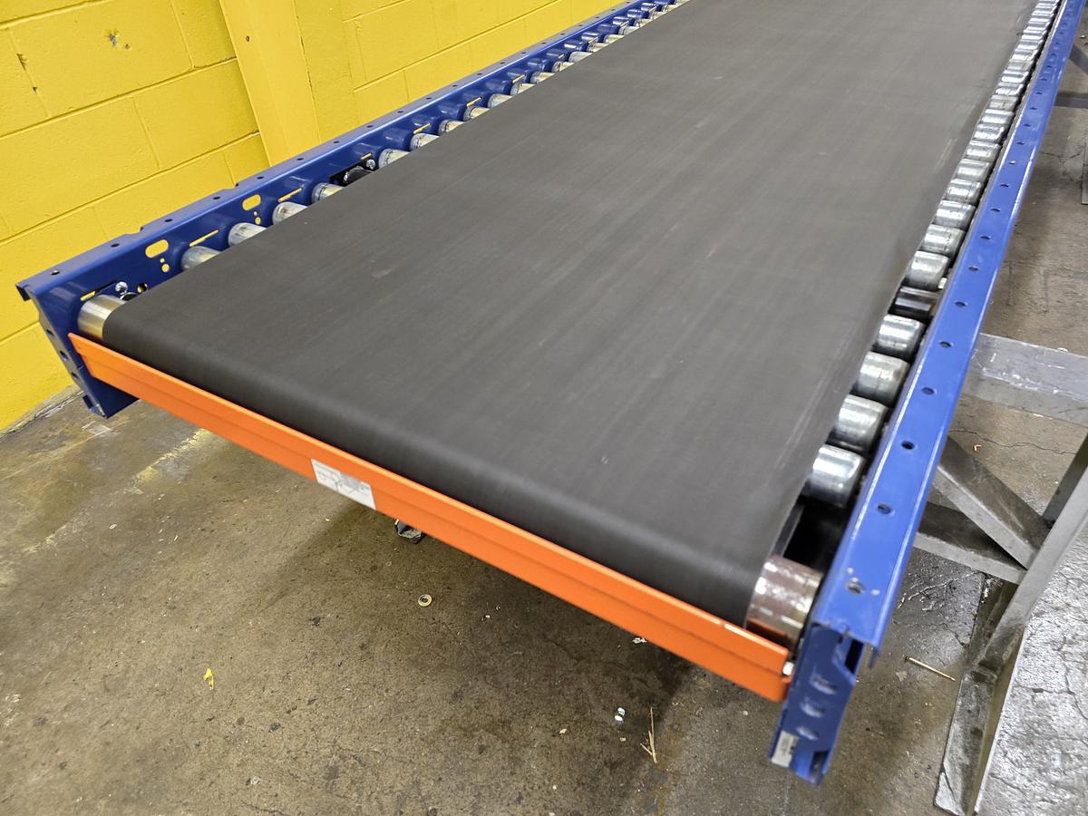 Used MHS 37.5" x 29' Roller Bed Conveyor (#266)