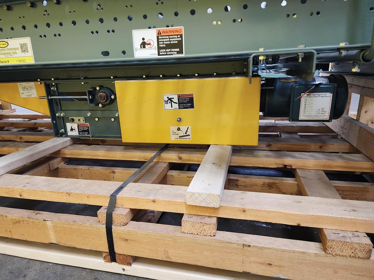 Used Hytrol ABLR Roller Bed Conveyor Merge Table 52"x10' (#170)