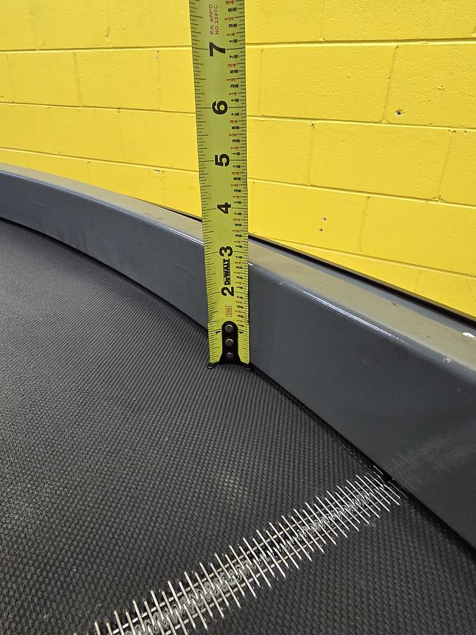 Used Transnorm 90 Degree Belted Curve Conveyor TS1500/140  27" Belt, 36" IR (#404)