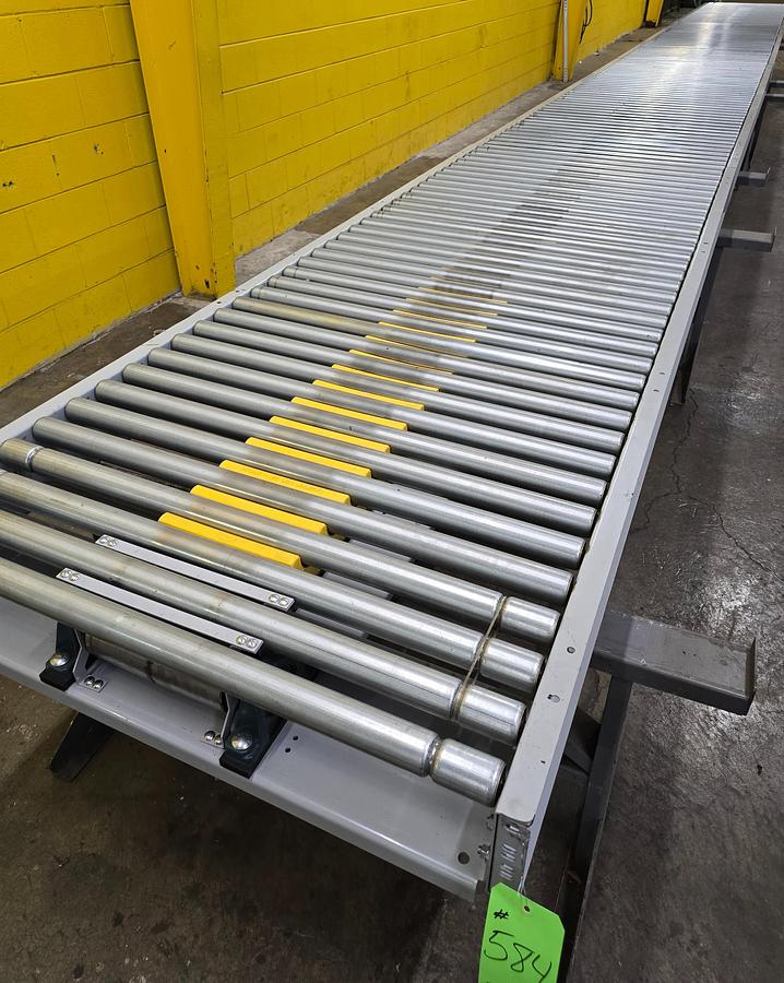 Used Hytrol ABEZ Zero Pressure Accumulation Roller Conveyor 42" x 99' (#584)