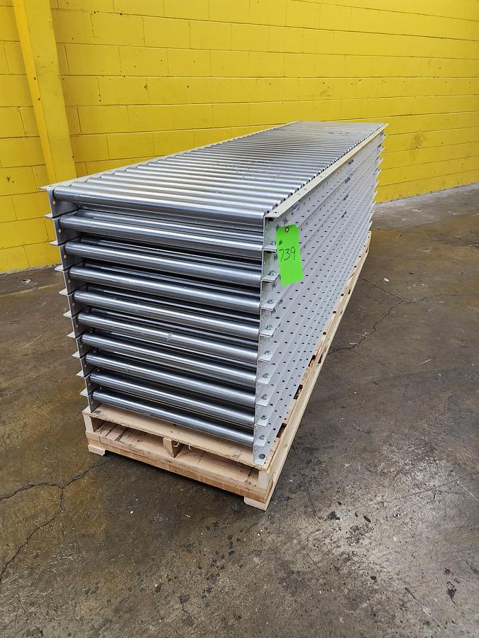 Used Lewco Gravity Conveyor 31" x 100' (#739B)
