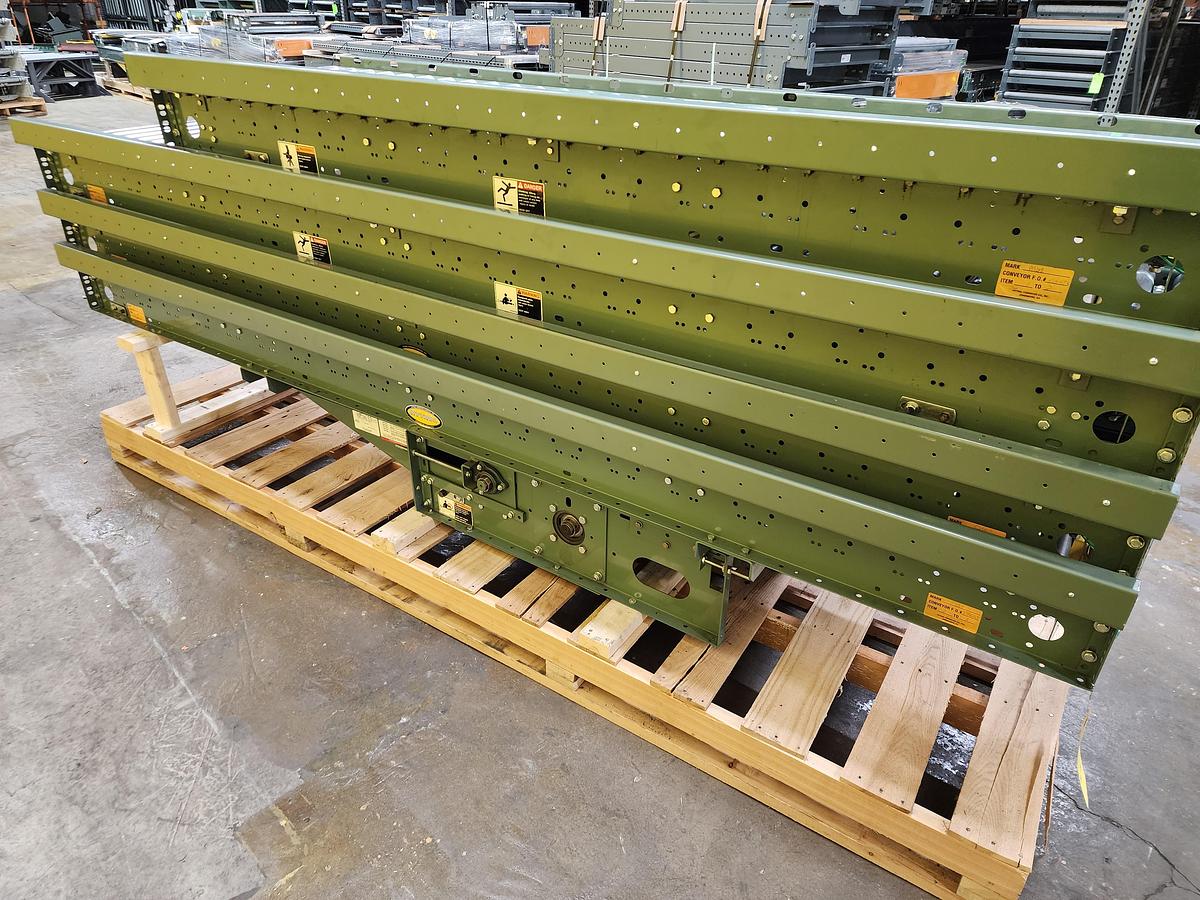 Used Hytrol ABEZ Zero Pressure Accumulation Roller Conveyor 24" x 37'6" (#185)