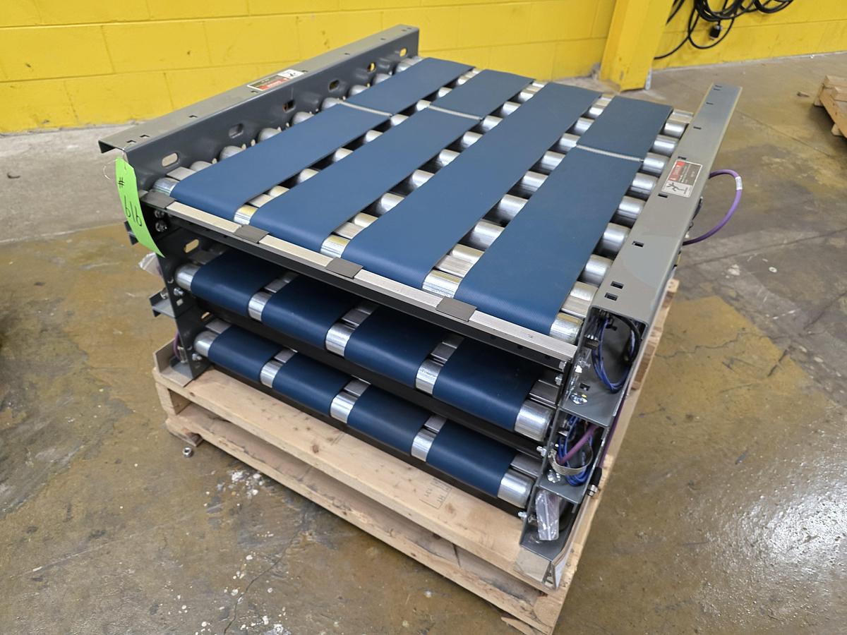 Used Intelligrated 33" x 36" MDR Belted Zero Pressure Accumulation Conveyor (#616)
