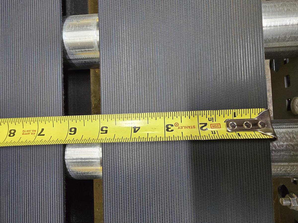 Used Intelligrated 28" x 55' MDR Belted Zero Pressure Incline Conveyor (#432)