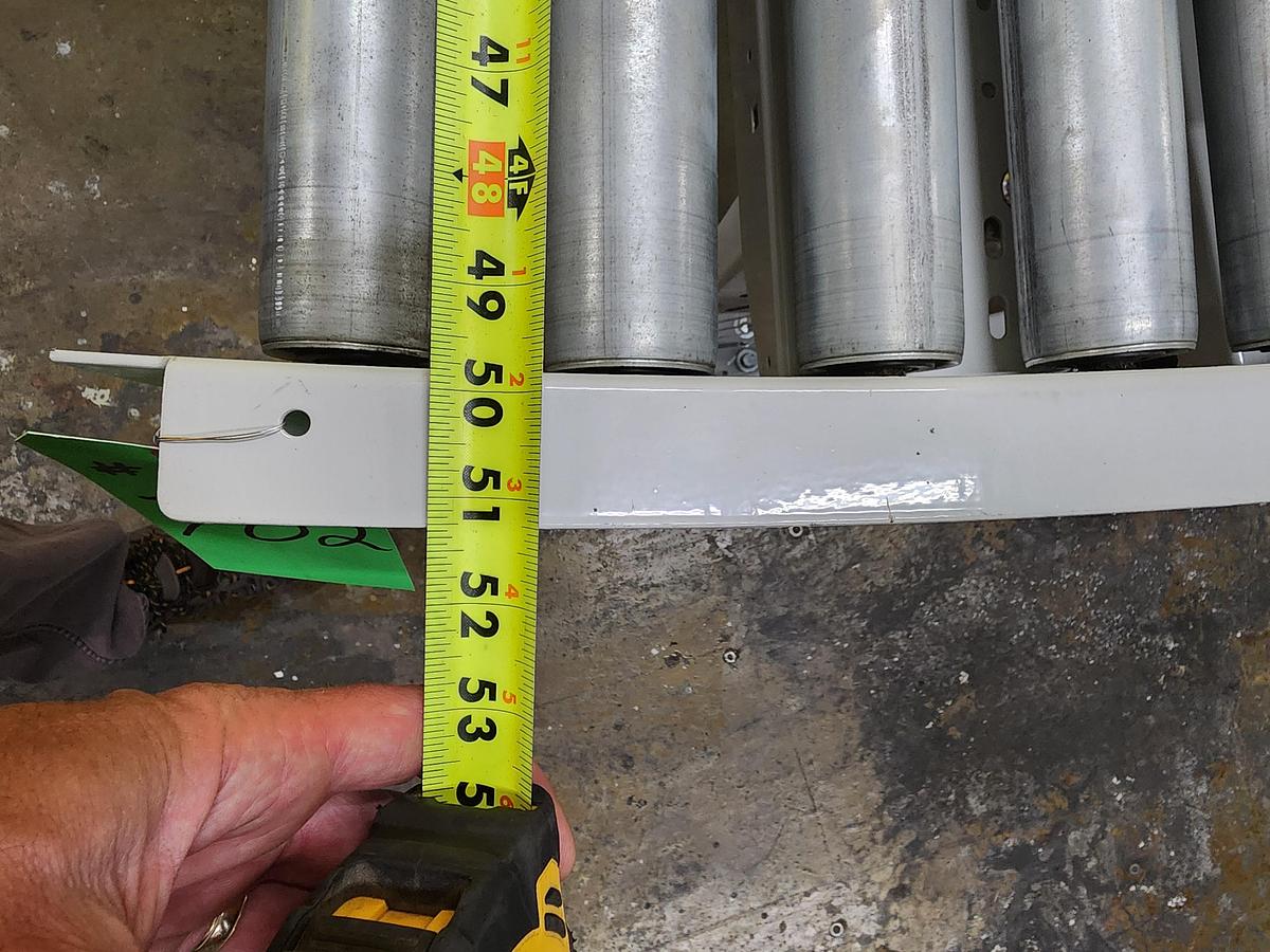 2021 UNUSED Roach 51" x 90 Degree Curve Live Roller Conveyor (#701)