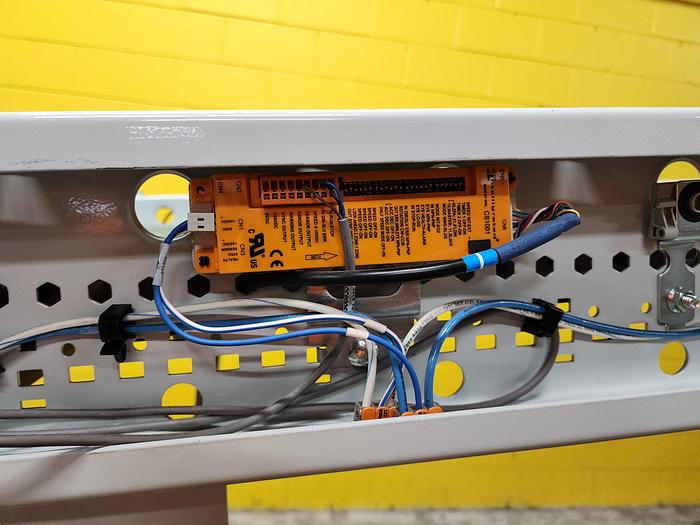 Used 2023 Intelligrated 28"bf x 40' MDR Belted Zero Pressure Incline/Decline Conveyor (#334) 2 Avail.