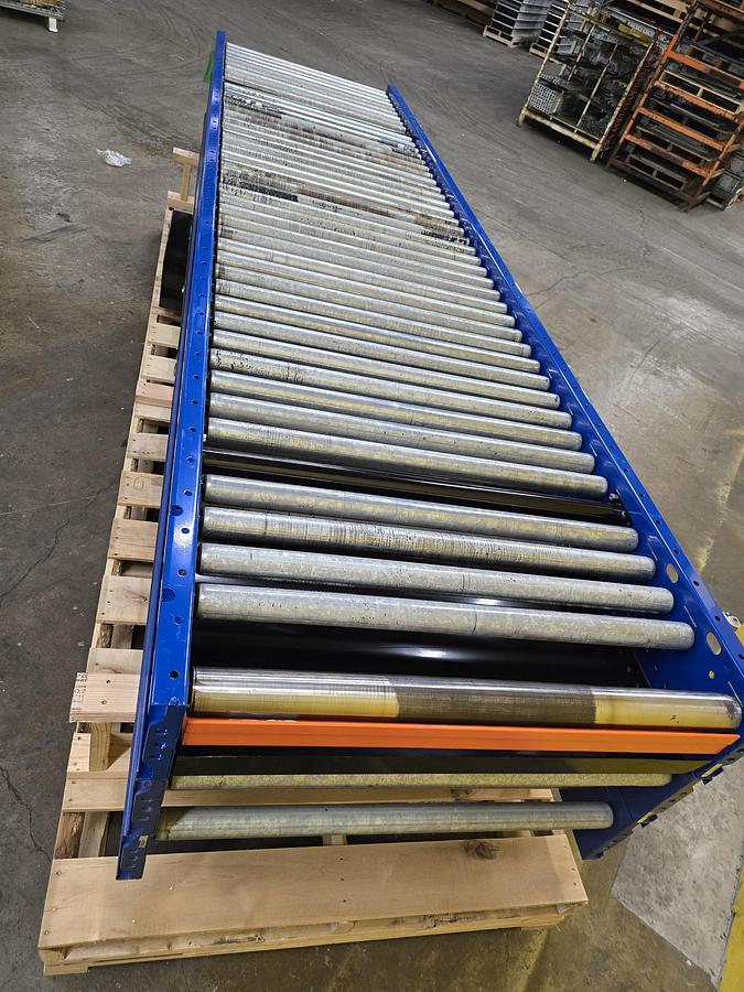 Used MHS 37.5" x 36' Roller Bed Conveyor (#546)