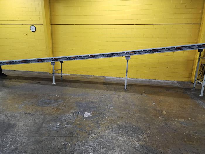 Used 2023 Intelligrated 28"bf x 40' MDR Belted Zero Pressure Incline/Decline Conveyor (#334) 2 Avail.