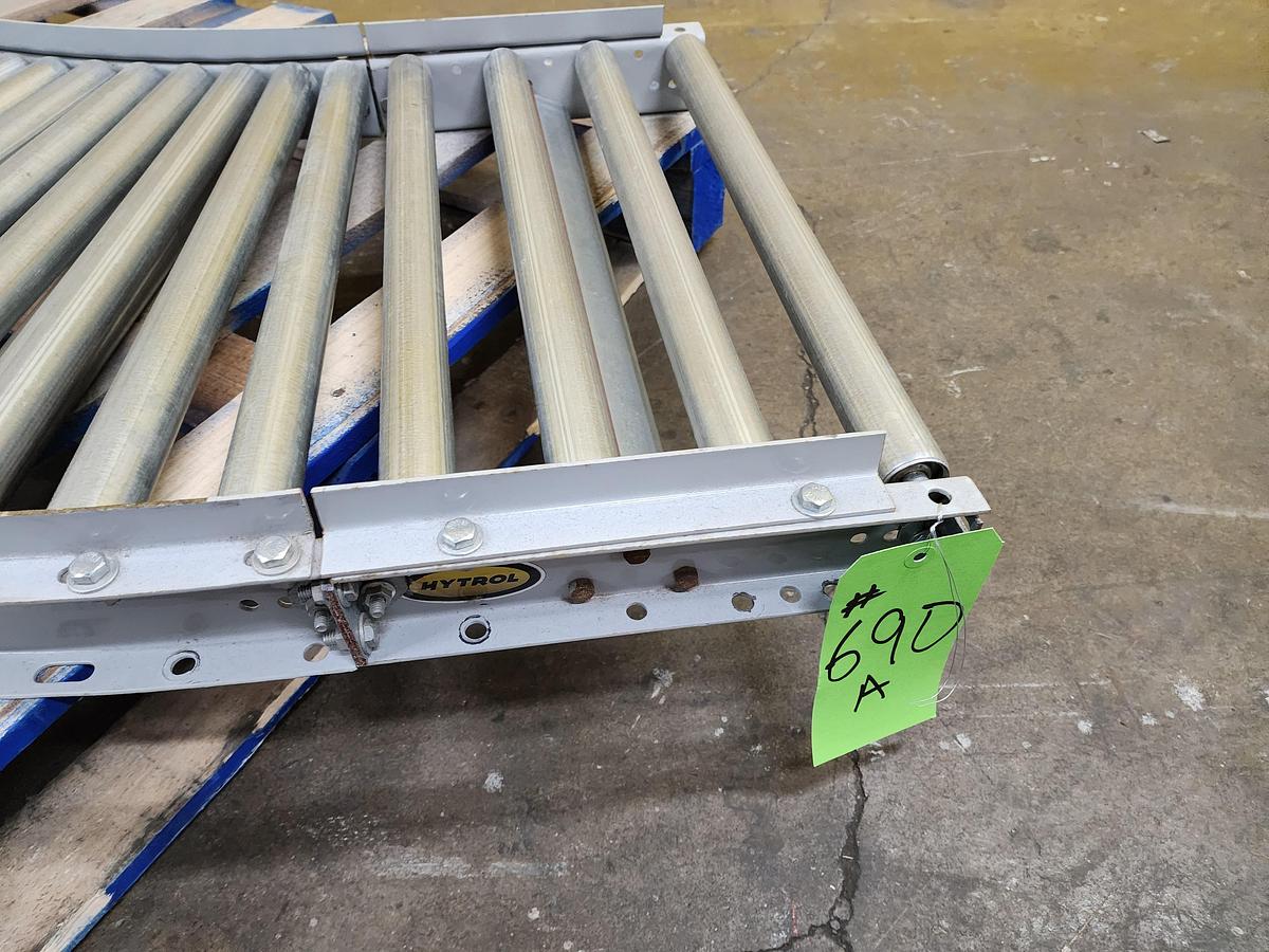 Used Hytrol 90 Degree Gravity Conveyor 22" (#690A)