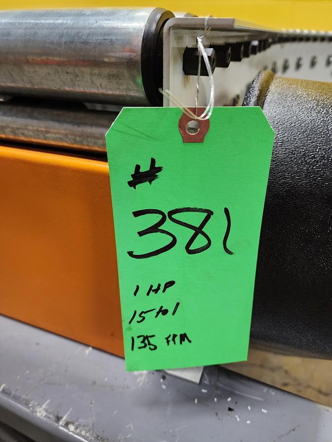 2023 Intelligrated 24.5" x 180 Degree Curve Roller V Belt Conveyor (#380)