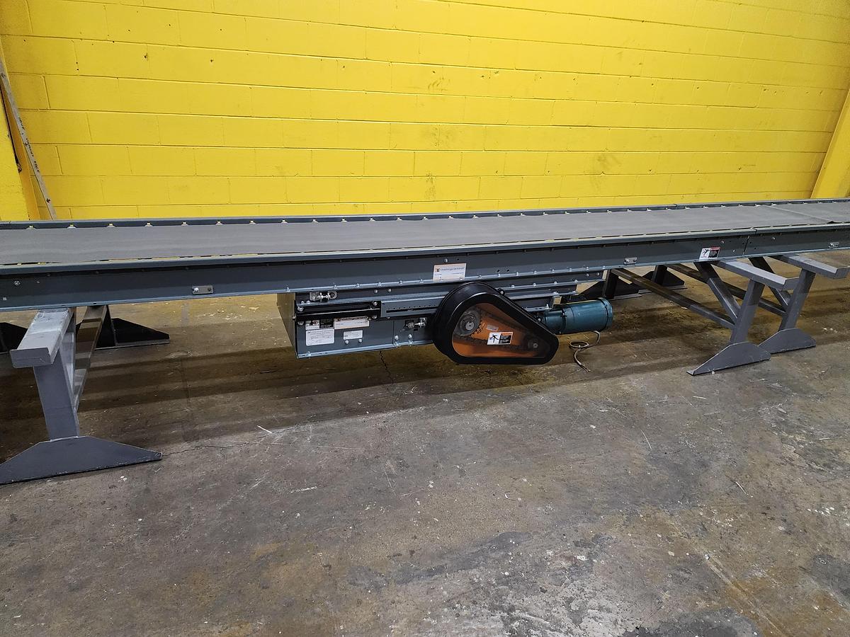Used Intelligrated Roller Bed Belt Conveyor 24" x 51' (#113-119)