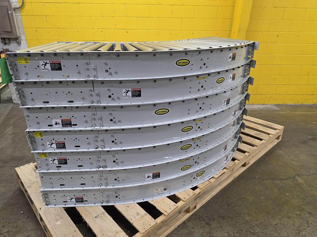 Used 2020 Hytrol PROSORT MRT 30" X 100' Narrow Belt Sortation Conveyor with 7 Diverts & Spurs (#660)