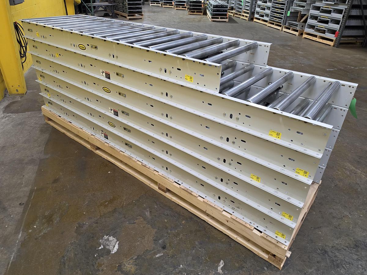 Used Hytrol Roller Bed Belt Conveyor 30" x 76' (#658)
