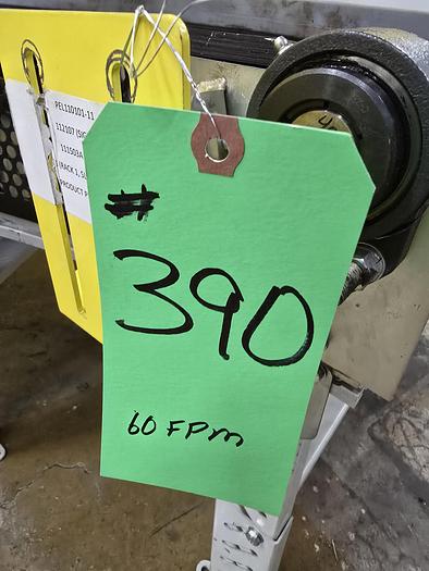 Used Transnorm 90 Degree Belted Curve Conveyor TS1500/140 V2  34" Belt, 47" IR