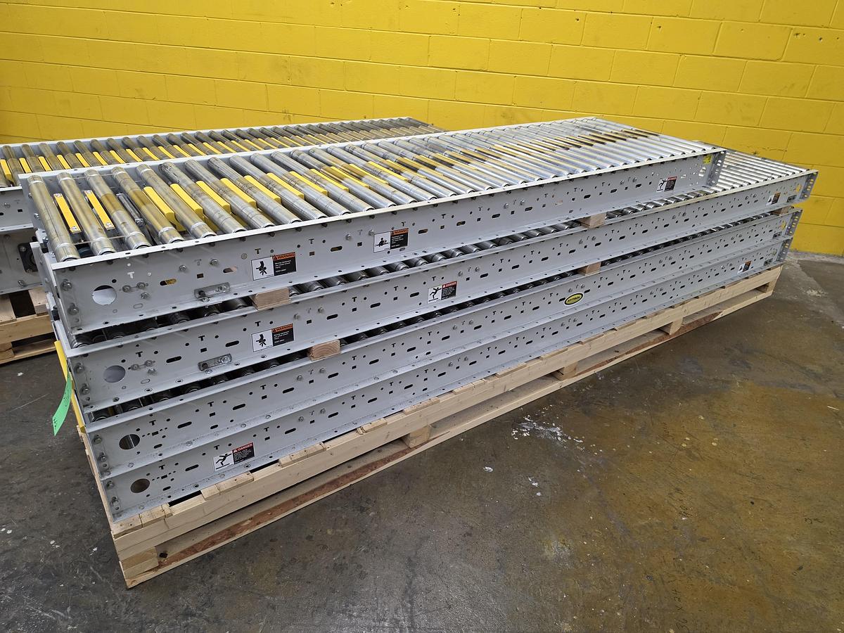 Used Hytrol ABLR Live Roller Conveyor 30" x 56'6" (#670)
