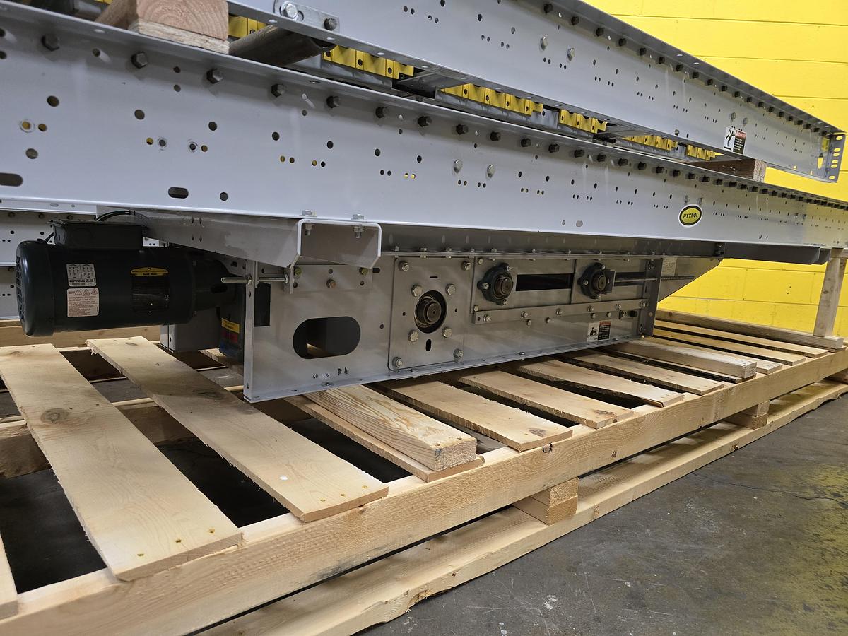 Used Hytrol ABLR Live Roller Conveyor 42" x 123' (#585)