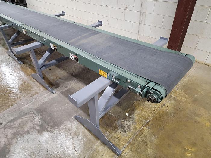 Used Hytrol Slider Bed Belt Conveyor 24" x 17'3" (#62)
