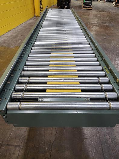Used Hytrol ABEZ Zero Pressure Accumulation Roller Conveyor 30" x 12'6" (#181)