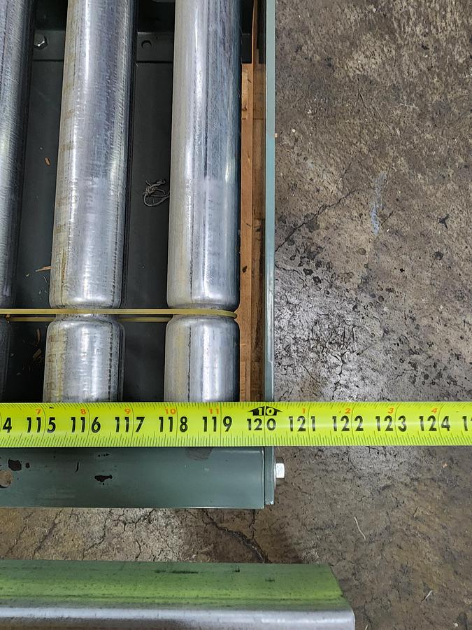 Used Hytrol ABLR Roller Bed Conveyor Merge Table 52"x10' (#170)