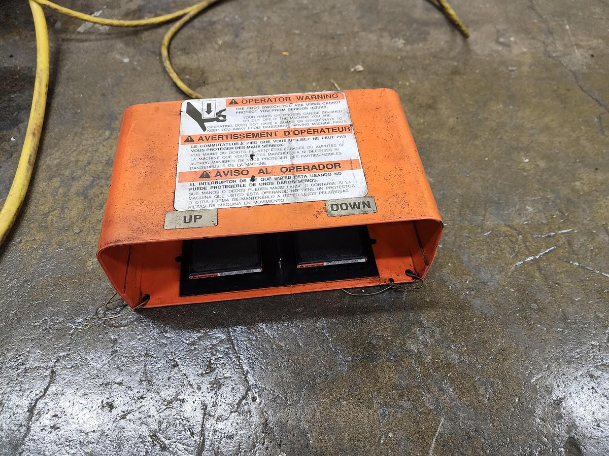 Used VESTIL Electric Scissor Lift Table Turntable (#331)