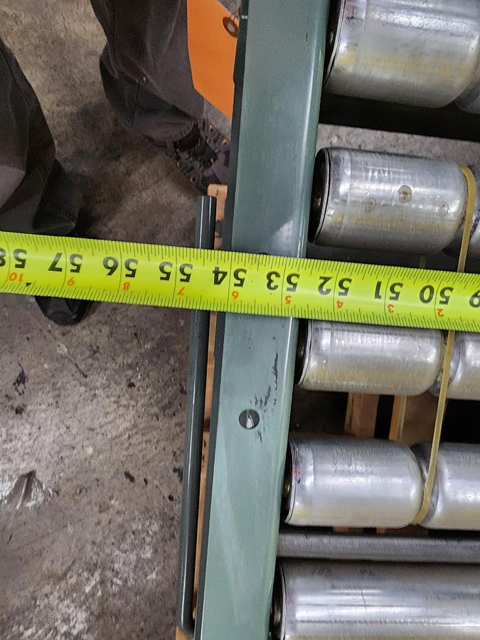 Used Hytrol ABLR Roller Bed Conveyor Merge Table 52"x10' (#170)