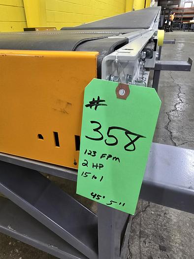 Used Intelligrated Roller Bed Incline / Decline Belt Conveyor 30.5" x 45'5" (#358)