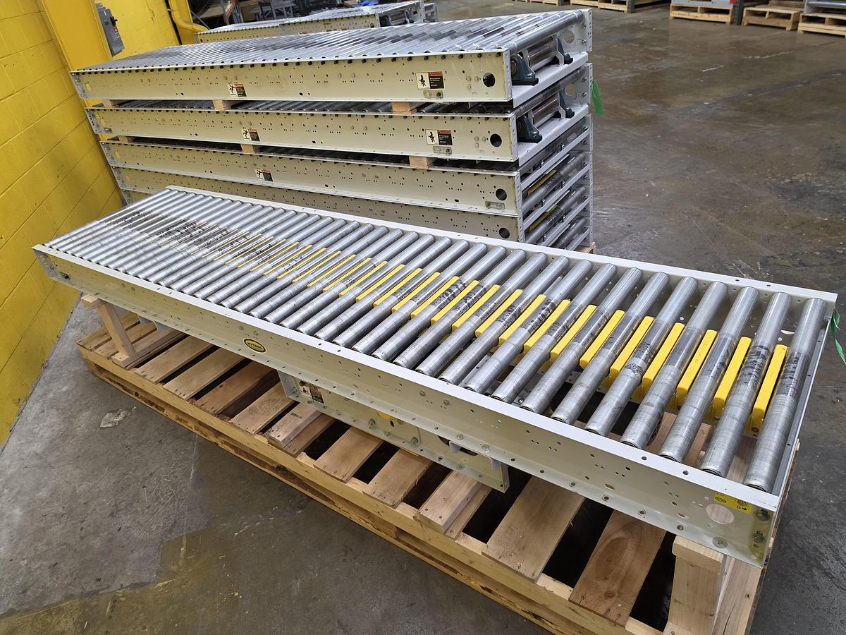 Used Hytrol ABLR Live Roller Conveyor 30" x 70' (#674)
