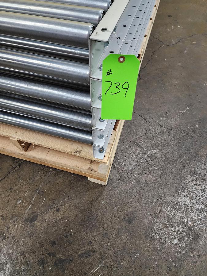 Used Lewco Gravity Conveyor 24.5" x 96' (#739)