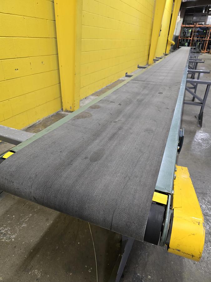 Used Hytrol TA Slider Bed Belt Conveyor 24" x 50' (#460)