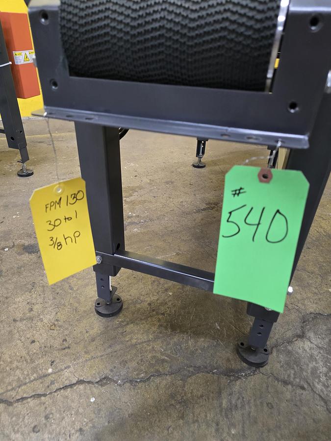 Used Signode Slider Bed Belt Conveyor 12" x 5' (#540)