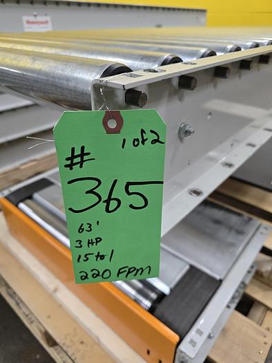 Used 2023 Intelligrated Roller Bed Belt Conveyor 30.5" x 75' (#365)