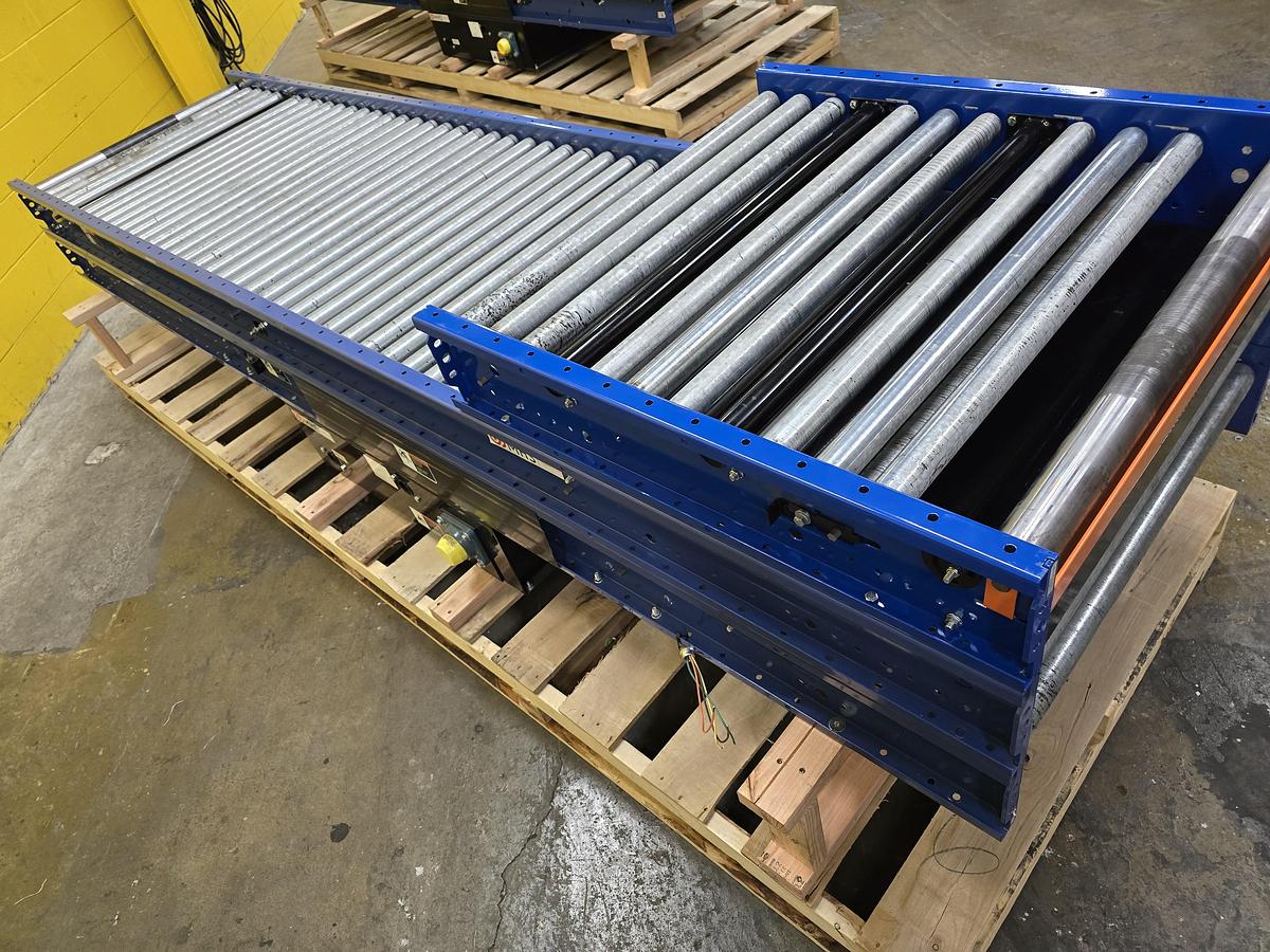 Used MHS 37.5" x 27'3" Roller Bed Conveyor (#545)