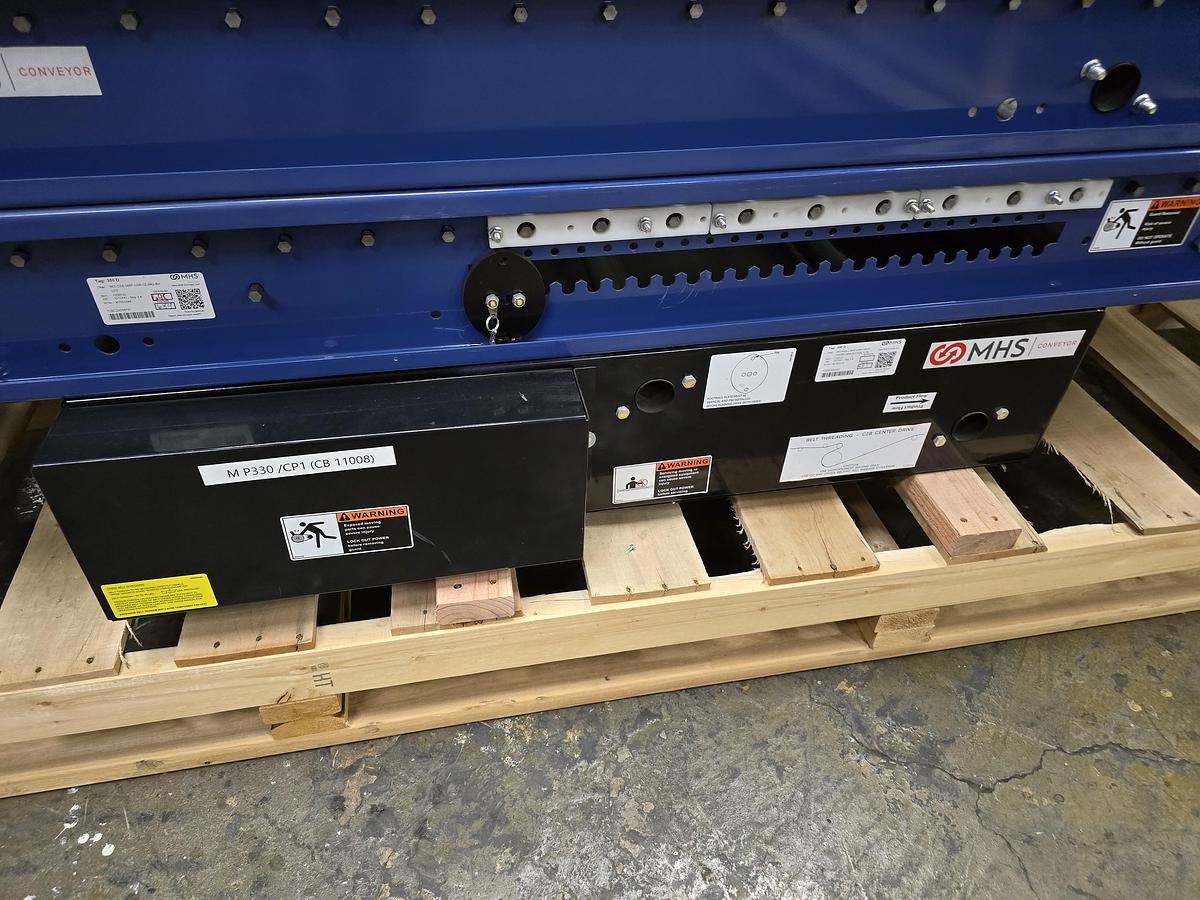 Used MHS 37.5" x 27'3" Roller Bed Conveyor (#545)