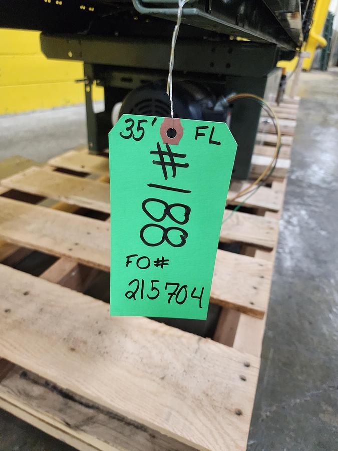 Used Hytrol ABEZ Zero Pressure Accumulation Roller Conveyor 24" x 35' (#188)