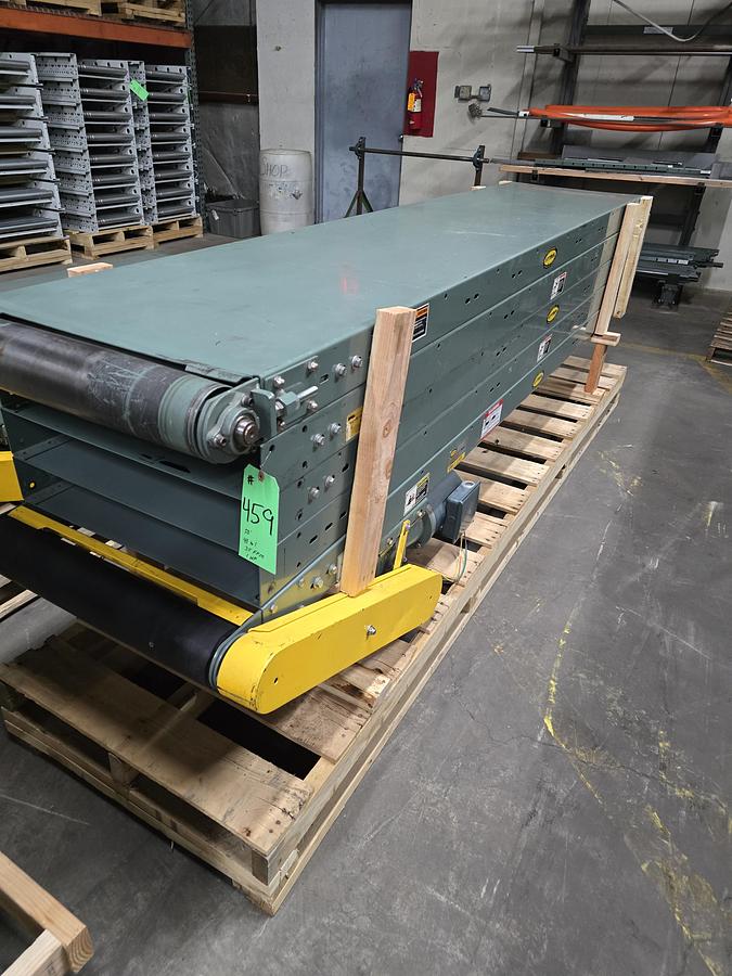 Used Hytrol TA Slider Bed Belt Conveyor 24" x 50' (#459)