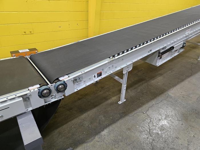 Used Intelligrated Roller Bed Incline / Decline Belt Conveyor 30.5" x 33'5" (#360)