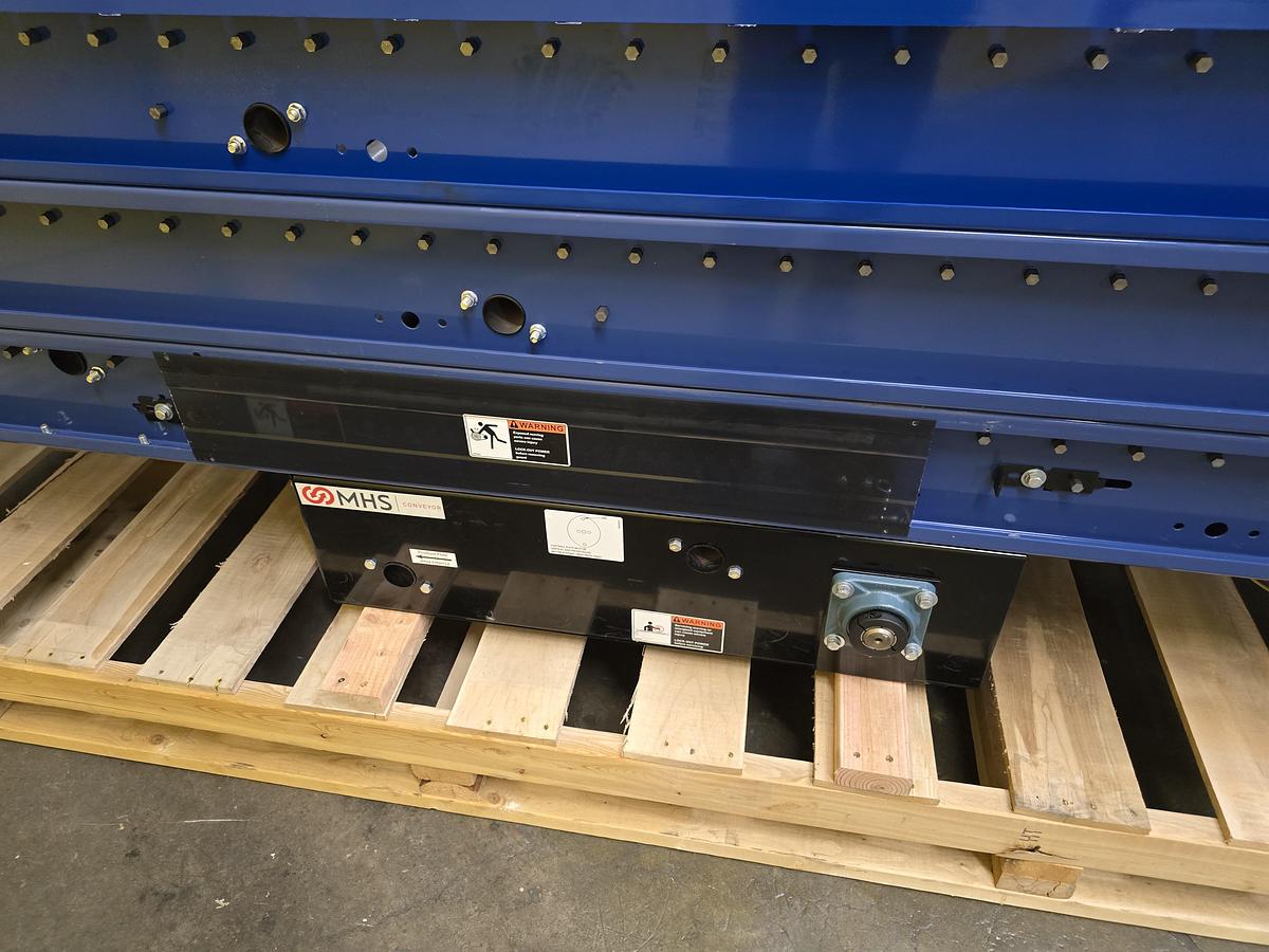Used MHS 37.5" x 36' Roller Bed Conveyor (#546)