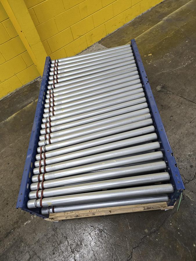 Used MHS Itoh Denki 34" x 5' MDR Skewed Roller Conveyor (#274)
