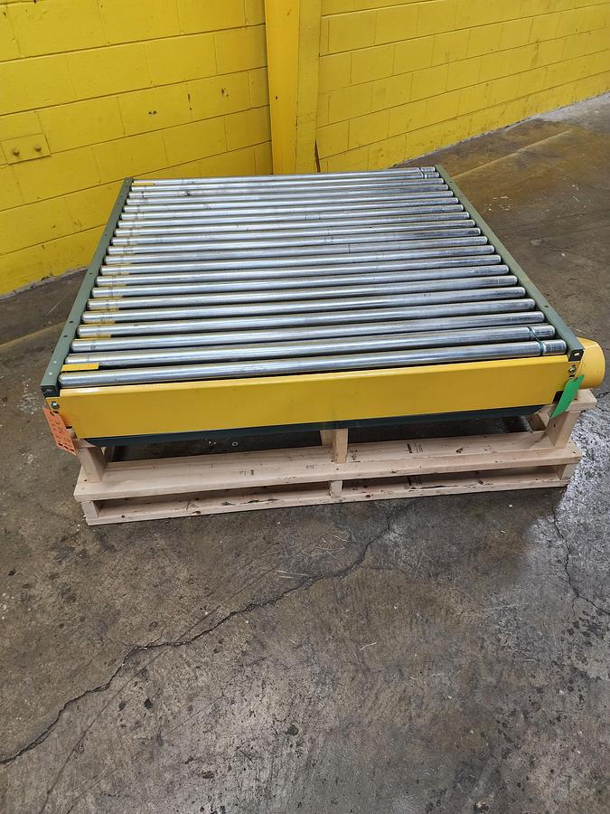 Used Hytrol 60" x 5' Live Roller V-Belt Conveyor (#172)