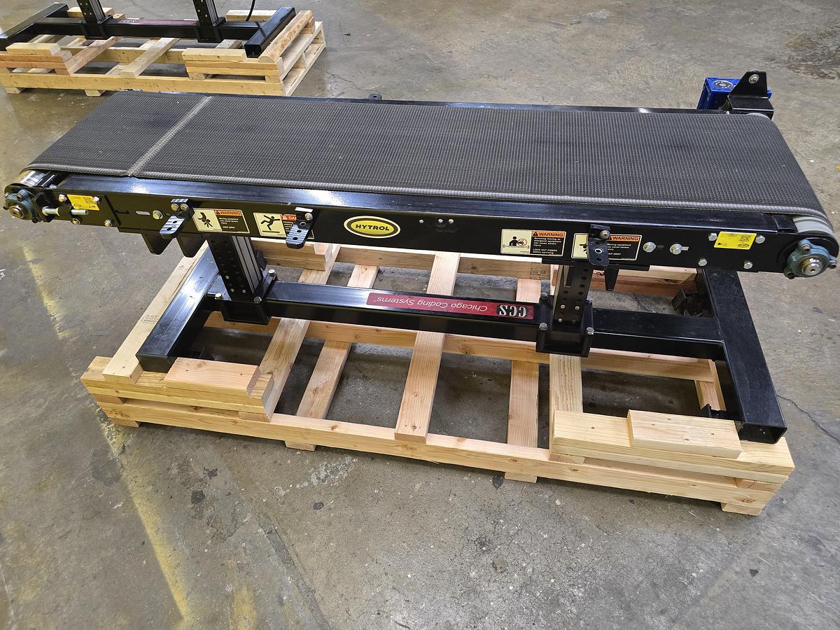 Used Hytrol TA Slider Bed Belt Conveyor 20" x 6' (#532)