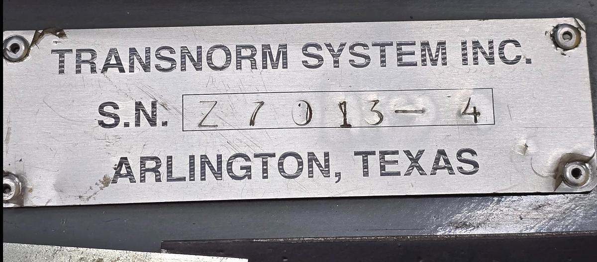 Used Transnorm 90 Degree Belted Curve Conveyor TS1500/140  27" Belt, 36" IR (#404)