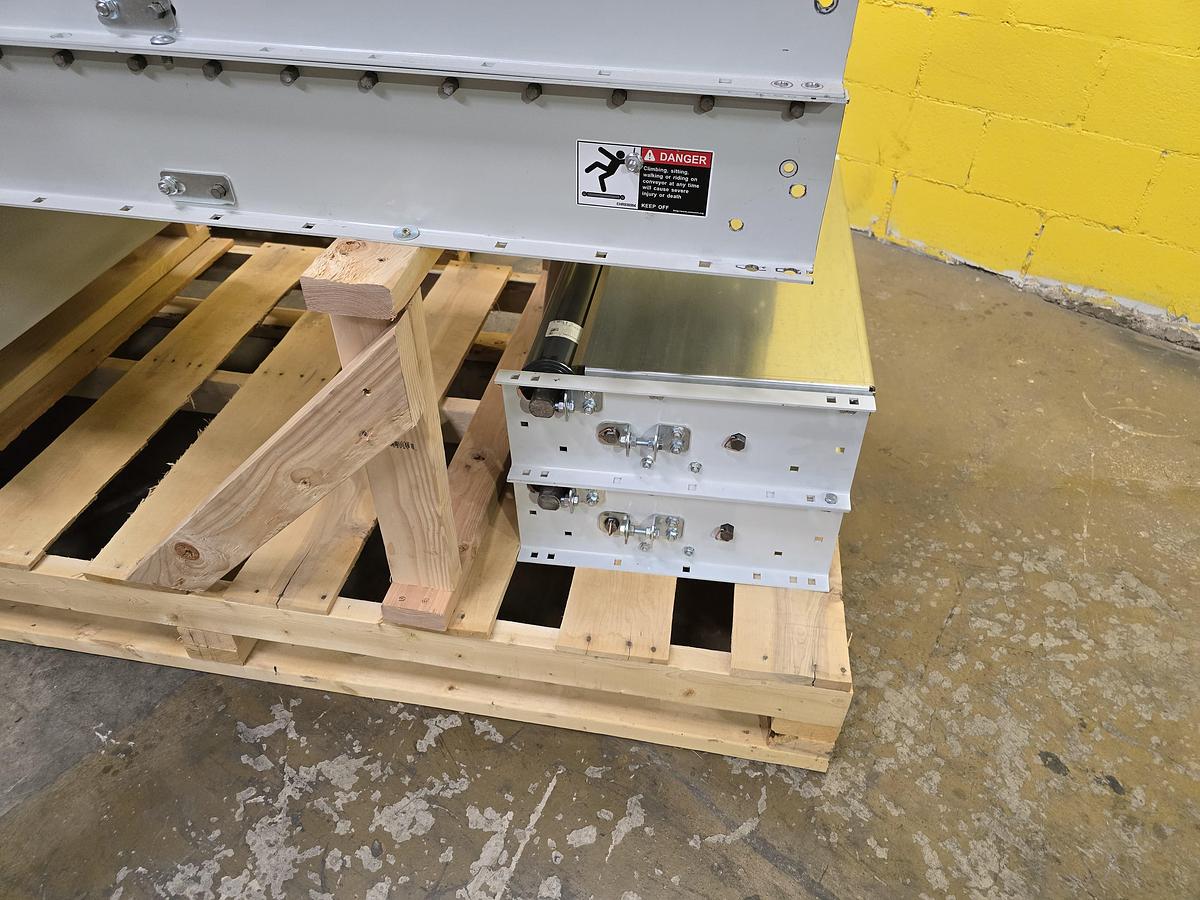 Used Intelligrated Roller Bed Belt Conveyor 31.5" x 83'8" (#550)